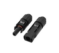Kit de connecteur Solaire photovoltaïque | Connecteurs solaires de panneau 400/200/100/40/20/10 pièces 1000V 30A for câble 2.5/4/6 mm2(10pcs(5pairs))