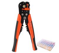 Kit de connecteurs à sertir de 400 pièces, assortiment de bornes de fil avec outil de sertissage et dénudeur, ensemble de connecteurs électriques pour projets de câblage