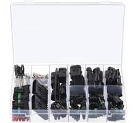 Kit de connecteurs de fils automatiques 311 pièces avec borniers à 16 broches pour câblage électrique de véhicule et marin prenant en charge 20 fils 14 AWG et bornes à clipser