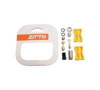 Kit de connecteurs de frein à disque hydraulique pour Bh90, pour vélos Sram et Hope, ensemble de réparation de joints à vis en métal olive pour l'entretien du vélo de route - Argent (pour )