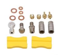 Kit de connecteurs de frein à disque hydraulique pour vélo BH90, pour freins SRAM et Hope, ensemble de raccords de purge en métal argenté pour l'entretien et la réparation de vélo de route (pour HOPE)