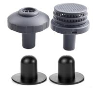 Kit de connecteurs de piscine 32 mm pour jet d'eau Intex avec grille de crépine et buse d'entrée pour piscine hors sol