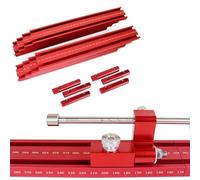 Kit de connecteurs de rail de guidage - Jeu de maillons de scie à rail, système de support d'alignement sécurisé, clips de menuiserie en métal durable | Structure de support appropriée de systèmes de