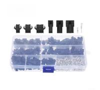 Kit de connecteurs électriques 480 pièces SM Style Bornes 2,54 mm Espacement ABS Nylon66 Boîtier UL94V0 évalué pour 250 V AC DC
