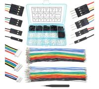 Kit de connecteurs et câbles PB1.25 vers Dupont 2,54 mm compatible avec les connecteurs Molex PicoBlade 1,25 mm pas de fils de 20 cm pour Pixhawk2.4.8