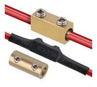 Kit de connecteurs facile à utiliser avec borniers pour connexions de fils de 16 mm², aucun outil de sertissage nécessaire (20 x 20 A)