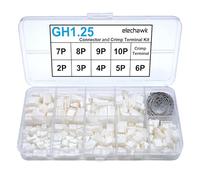 Kit de connecteurs GH1.25 et de bornes à sertir compatibles avec Les connecteurs JST GH, Pas de 1,25 mm pour contrôleur de vol de Drone Pixhawk Cube 6C 6X Pixhawk4