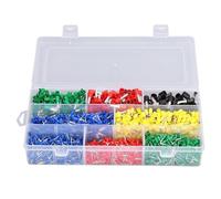 Kit de connecteurs isolés en cuivre PVC avec boîte de rangement pour projets automobiles, projets électriques, connexions efficaces
