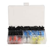 Kit de connecteurs thermorétractables 4 couleurs bleu jaune pour | 350 pièces étanches par anneau adhésif pour voiture, bateau, marine pour connexion robuste