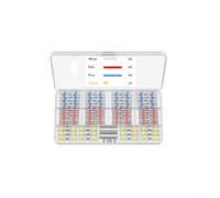 Kit de connecteurs thermorétractables à souder internes résistants à l'eau Double anneaux thermofusible Installation rapide Design flexible haute température 120 pièces ou 200 pièces mixtes (120