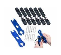 Revolt Kit de connexion 24 pièces avec raccords compatible avec MC4 pour panneau