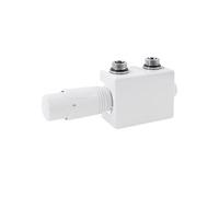 Kit de connexion central avec thermostat pour radiateurs - Blanc - Universel -