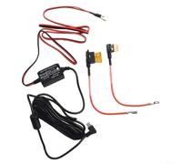 Kit de connexion de boîte à fusibles pour voiture DVR avec câble adaptateur mini USB et câbles de liaison fusible pour alimentation continue et protection de la batterie