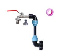 Kit de connexion pour flux de poids - Systèmes d'empilage robustes - Pas besoin de pompes - Installation résistante aux intempéries - Extension de réservoir IBC à domicile