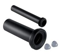 Kit de connexion WC suspendu - Geberit - 110mm - Noir - Plastique - Installation à suspendre