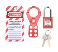 Kit de consignation et d'étiquetage, kit de consignation et d'étiquetage électrique, kit de moraillon de consignation, moraillon de sécurité, cadenas de consignation de sécurité, set de cadenas Loto