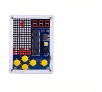 Kit de console de jeu rétro à faire soi-même, 51 microcontrôleurs pour programmer l'apprentissage, design pixel, kit électronique éducatif pour les amateurs (C)