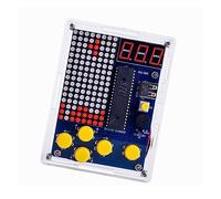 Kit de Console de Jeu Rétro Avec 51 Micro-Ordinateur à Puce Unique pour Classiques Rétro, Ensemble de Soudage Électronique, 51 MCU Avec Étui