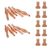 Kit de consommables plasma pour lampe torche Thermal Dynamics SL60/SL100, lot de 20 pièces avec 10 électrodes 9-8215 et 10 buses 9-8210, compatible avec WSP-10000/WSP-10007