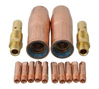 Kit de consommables pour chalumeau de soudage MIG 100L avec embouts de 0,1 cm, diffuseur de gaz et buse pour soudage