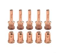 Kit de consommables pour coupe-plasma avec 5 électrodes 420132 et 5 buses 420134 compatibles avec 30AIR pour la coupe de métal dans les applications de soudage,