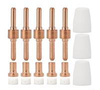 Kit de consommables pour coupe-plasma LG-40, 18 pièces avec embout de buse d'électrode pour bague compatible avec CUT40 pour machine de découpe plasma série CUT50