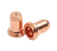 Kit de consommables pour cutter plasma - 6 buses plates de 1,1 mm et 6 électrodes en cuivre violet pour IPT-60, PT-60, PowerPlasma 50S/60S, PowerPro 205Si/25
