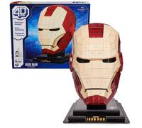 Kit de construction 4D Marvel Iron Man 3D avec support (96 pi ces) | Casque Iron Man d coratif | Jouets de construction | Puzzles 3D pour adultes