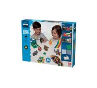 PLUS PLUS - Kit Découverte - Jeu de Construction de 1200 pièces Basic et Fluo/Néon Multicolores - Jeu Éducatif pour Enfant dès 3 ans - Développe la Créativité - Pour Fille et Garçon