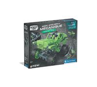 Kit de construction CLEMENTONI Monster Truck 2-en-1 vert 260+ pièces