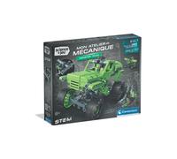 Kit de construction CLEMENTONI Monster Truck 2-en-1 vert 260+ pièces