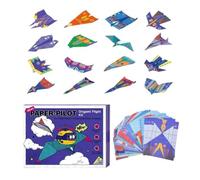 Kit de construction d'avion en papier - 16 modèles | Activité pédagogique, durable, élimine l'ennui les jours de pluie, améliore les capacités motrices