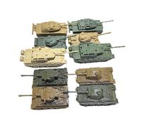 Kit de Construction de 10 Maquettes de Chars à L'échelle 1:144 pour Bricoleurs, CN et de