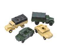 Kit De Construction De Camion À Assembler, Jouet De Table De Sable, Micro Paysage En Plastique À Collectionner, Usa Humvee Allemagne, 4 1:72 4d