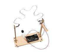 Kit de construction de circuit scientifique pour - Jouet d'expérimentation STEM en bois - Kit de laboratoire éducatif de physique pédagogique - Kit de modélisation d'invention créatif - Jouet