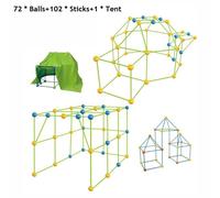 Kit De Construction De Fort, Tente De Jouet, Ensemble De Cabane Pour Enfants, Brille Dans La Nuit, Château Constructeur, Tunnels, Maison De Jeu Bricolage, Cadeau Pour Enfants