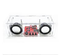 Kit de construction de haut-parleur électronique MH-M18BT 3 W son USB 5 V boîtier transparent pour enseignement technique et bricoleurs amateurs (A)