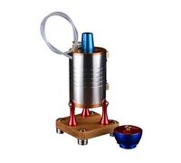 Kit de construction de machine à vapeur, en aluminium, 210 ml, chaudière à vapeur verticale haute pression pour modèle de machine à vapeur, navires RC et véhicules avec lampe à alcool, coffret cadeau