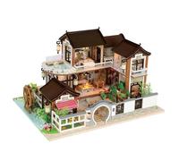 Kit de Construction de Maison Miniature Large - Village nostalgique