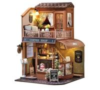 Kit de construction de maison miniature - Mini maison de poupée en bois, kit de bricolage, projet de modélisme fait à la main | Activité parent-enfant pour adolescents, adultes, passe-temps éducatif