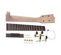 Kit de construction de manche de ukulélé en bois avec outils d'installation et manuel de montage (français non garanti) pour enfants, étudiants et débutants