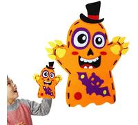 Kit de Construction de marionnettes à Main DIY - Jouet d'art en Feutre d'halloween | Kit créatif de marionnettes à Main pour, activité familiale Amusante, Style Dessin animé aléatoire