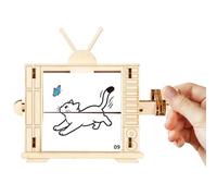 Kit de Construction de modèles scientifiques DIY - Animation à manivelle, Assemblage mécanique, Jouet éducatif STEM | Ensemble de Construction interactif développant la créativité, l'ingénierie