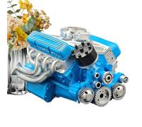 Kit De Construction De Moteur, Jouets D'Ingénierie Pour Construire Un Moteur De Voiture, Jouets Scientifiques Réalistes Jeux Éducatifs, Décoration de Bureau pour Chambre d'Enfant Salon Présentation Ét