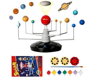 Kit de Construction de Projet du système Solaire - Jouet éducatif 3D pour Explorer Le système Solaire - Modèle des planètes à thème Spatial - pour Filles, Adolescents, Maternelle, école