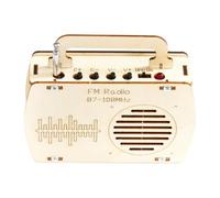 Kit de construction de radio en bois, kits scientifiques pour , science expérimentale établie pour les , étudiants rassemblant le set, aide à l'éducation précoce pour débutants