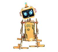 Kit de construction de robots : assemblage de robotique en bois pour le bricolage, jeu d'apprentissage de l'ingénierie, kit d'activités scientifiques innovantes, jouet de construction éducatif