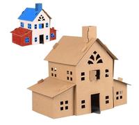 Kit de Construction de Serrure modèle, Maison en Papier Faite à la Main pour - Jouet éducatif de Style créatif pour Noël, Les Vacances, Les fêtes de Naissance et Les Cadeaux de fête des