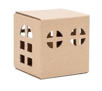 Kit de Construction de Serrure modèle, Maison en Papier Faite à la Main pour - Jouet éducatif de Style créatif pour Noël, Les Vacances, Les fêtes de Naissance et Les Cadeaux de fête des