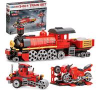 Kit De Construction De Train Urbain 3 En 1, Cadeaux Pour Garçons, Jouets De Jeu Créatifs Pour Enfants De 6 Ans Et Plus, 305 Pièces
